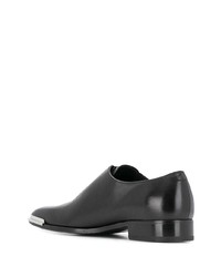 schwarze Leder Oxford Schuhe von Givenchy