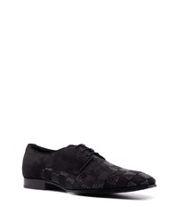 schwarze Leder Oxford Schuhe von Jimmy Choo