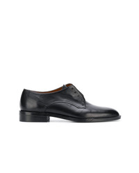 schwarze Leder Oxford Schuhe von Michel Vivien