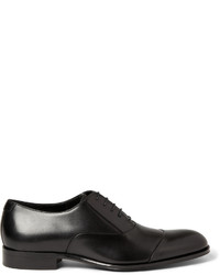 schwarze Leder Oxford Schuhe von Mr. Hare