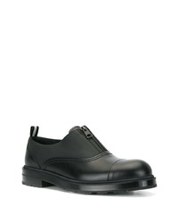 schwarze Leder Oxford Schuhe von Bally