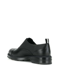 schwarze Leder Oxford Schuhe von Bally