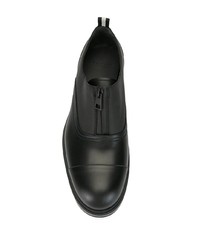 schwarze Leder Oxford Schuhe von Bally