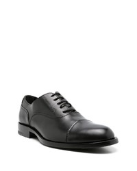 schwarze Leder Oxford Schuhe von Tod's