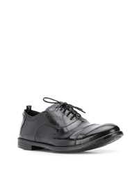 schwarze Leder Oxford Schuhe von Officine Creative