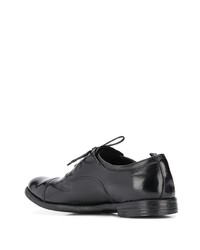 schwarze Leder Oxford Schuhe von Officine Creative