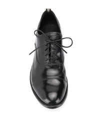 schwarze Leder Oxford Schuhe von Officine Creative