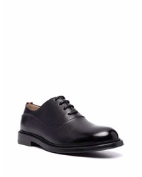 schwarze Leder Oxford Schuhe von Bally