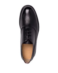 schwarze Leder Oxford Schuhe von Bally