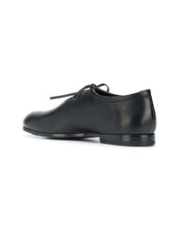 schwarze Leder Oxford Schuhe von Measponte