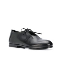 schwarze Leder Oxford Schuhe von Measponte