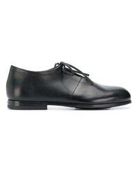 schwarze Leder Oxford Schuhe von Measponte