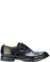 schwarze Leder Oxford Schuhe von Officine Creative