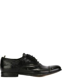 schwarze Leder Oxford Schuhe von Officine Creative