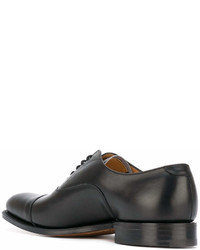 schwarze Leder Oxford Schuhe von Church's