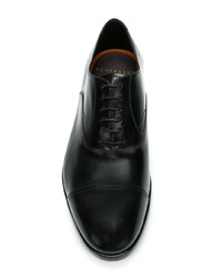 schwarze Leder Oxford Schuhe von Al Duca D’Aosta 1902