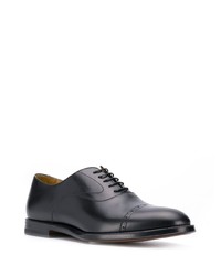 schwarze Leder Oxford Schuhe von Scarosso