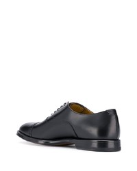 schwarze Leder Oxford Schuhe von Scarosso