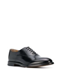 schwarze Leder Oxford Schuhe von Scarosso