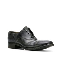 schwarze Leder Oxford Schuhe von Premiata