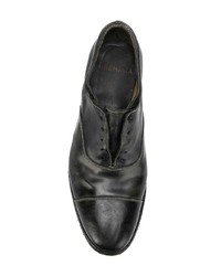 schwarze Leder Oxford Schuhe von Premiata