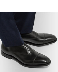 schwarze Leder Oxford Schuhe von Church's