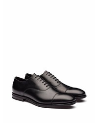 schwarze Leder Oxford Schuhe von Church's