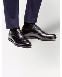 schwarze Leder Oxford Schuhe von Church's