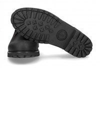 schwarze Leder Oxford Schuhe von Panama Jack