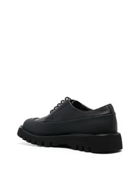 schwarze Leder Oxford Schuhe von Barrett