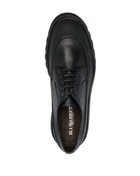 schwarze Leder Oxford Schuhe von Barrett