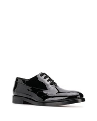 schwarze Leder Oxford Schuhe von Valentino Garavani