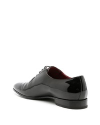 schwarze Leder Oxford Schuhe von Ferragamo