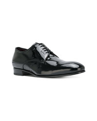 schwarze Leder Oxford Schuhe von Lidfort