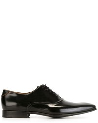 schwarze Leder Oxford Schuhe von Paul Smith