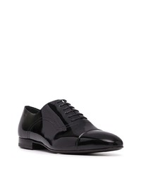 schwarze Leder Oxford Schuhe von Bally