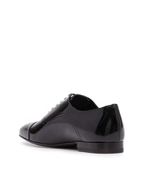 schwarze Leder Oxford Schuhe von Bally