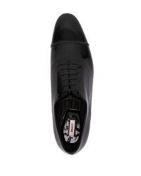 schwarze Leder Oxford Schuhe von Bally