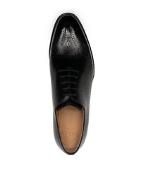 schwarze Leder Oxford Schuhe von Bally