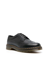 schwarze Leder Oxford Schuhe von Dr. Martens