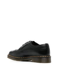 schwarze Leder Oxford Schuhe von Dr. Martens