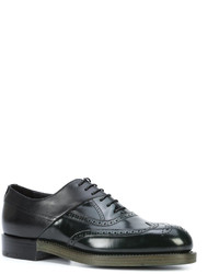 schwarze Leder Oxford Schuhe von Pierre Hardy