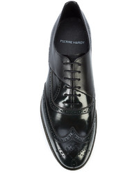 schwarze Leder Oxford Schuhe von Pierre Hardy