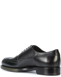 schwarze Leder Oxford Schuhe von Pierre Hardy