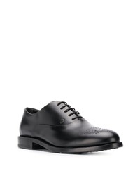 schwarze Leder Oxford Schuhe von Tod's