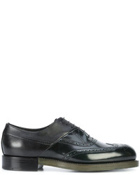 schwarze Leder Oxford Schuhe von Pierre Hardy