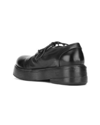 schwarze Leder Oxford Schuhe von Marsèll