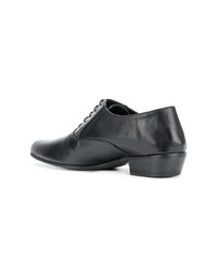 schwarze Leder Oxford Schuhe von Haider Ackermann