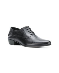 schwarze Leder Oxford Schuhe von Haider Ackermann