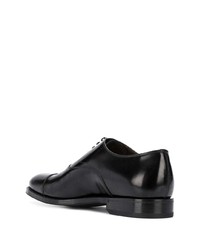 schwarze Leder Oxford Schuhe von Green George